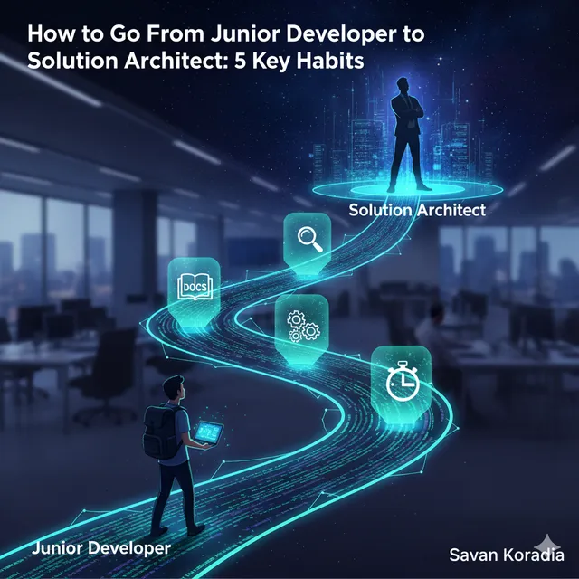 How to Go From Junior Developer to Solution Architect: 5 Key Habits